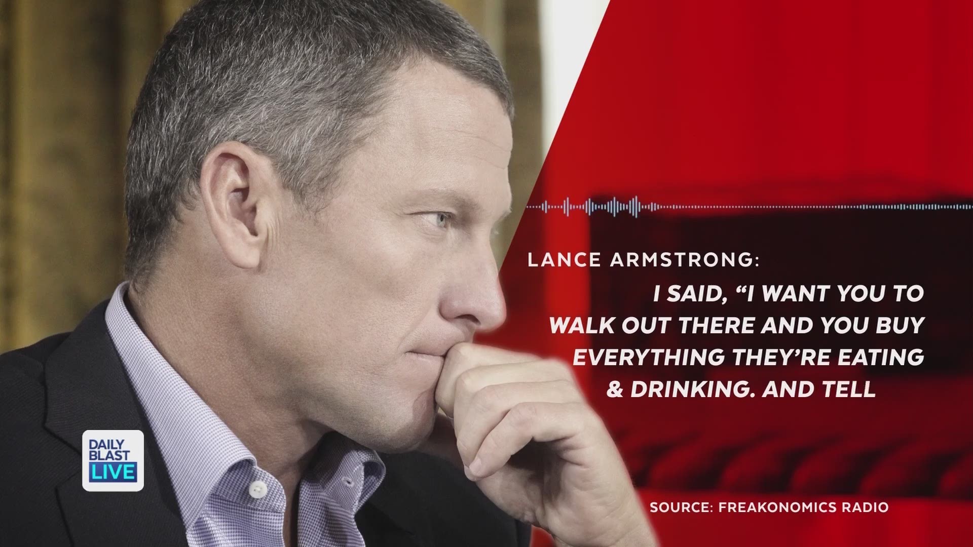 During an interview, Lance Armstrong said he understands why people are still upset about his doping scandal.