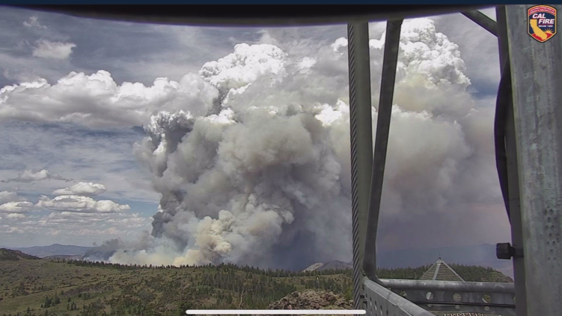 The Loyalton Fire is burning east of Loyalton and southwest of Mount Ina Coolbrith. What started the fire is still unknown.