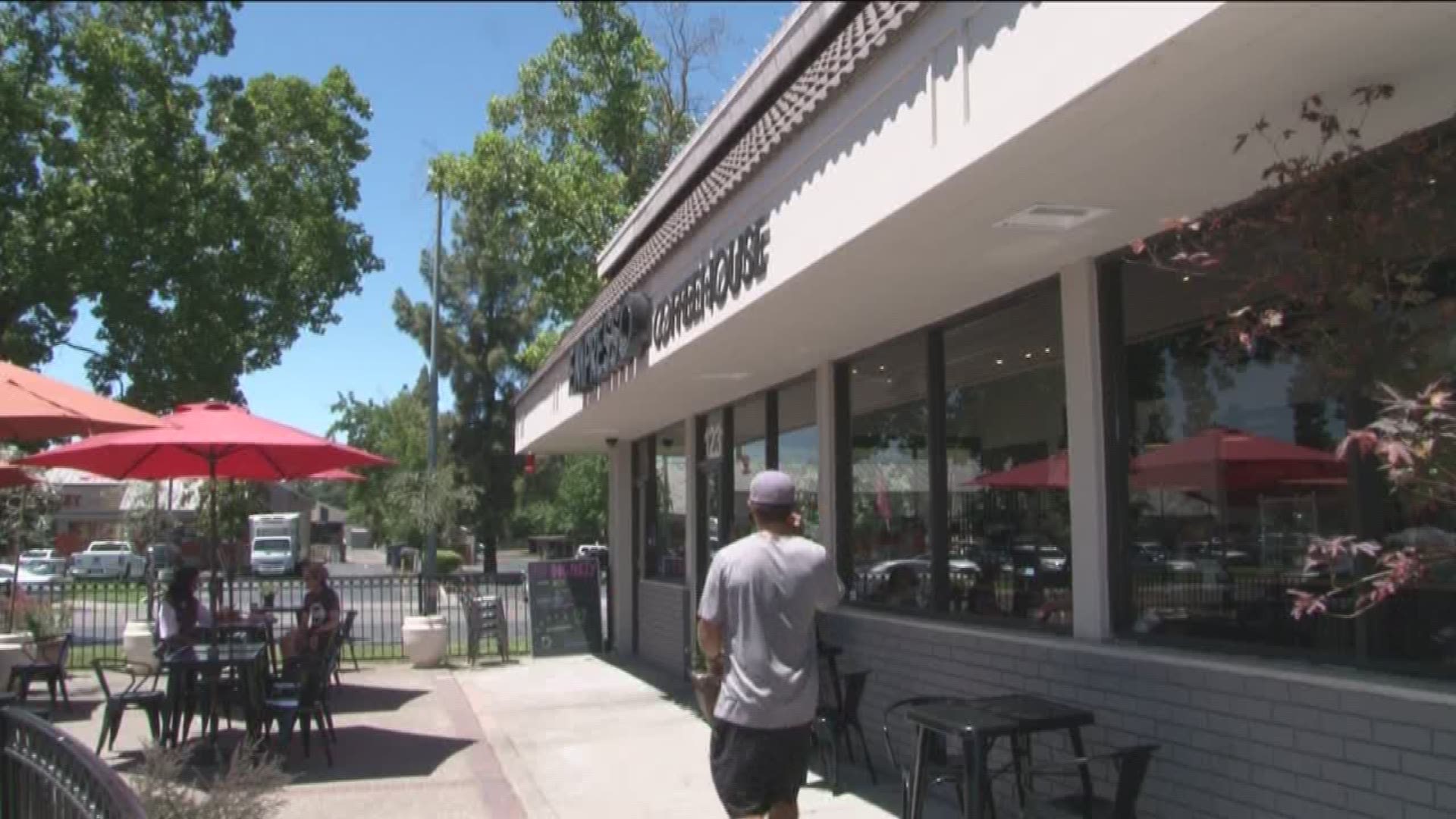 Forced to leave his Miracle Mile business over a month ago, Vito Casiaro is making the best of it at his second location for his Empresso Coffee house on W. March Lane.