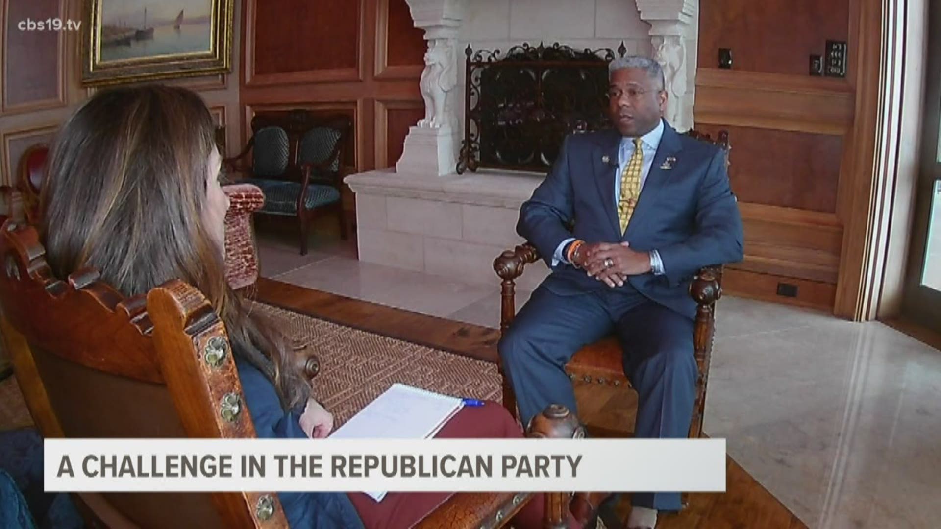 CBS19's Dana Hughey sat down for an exclusive interview with former Lt. Col. Allen B. West on his decision to run for Chairman of the Texas Republican Party.