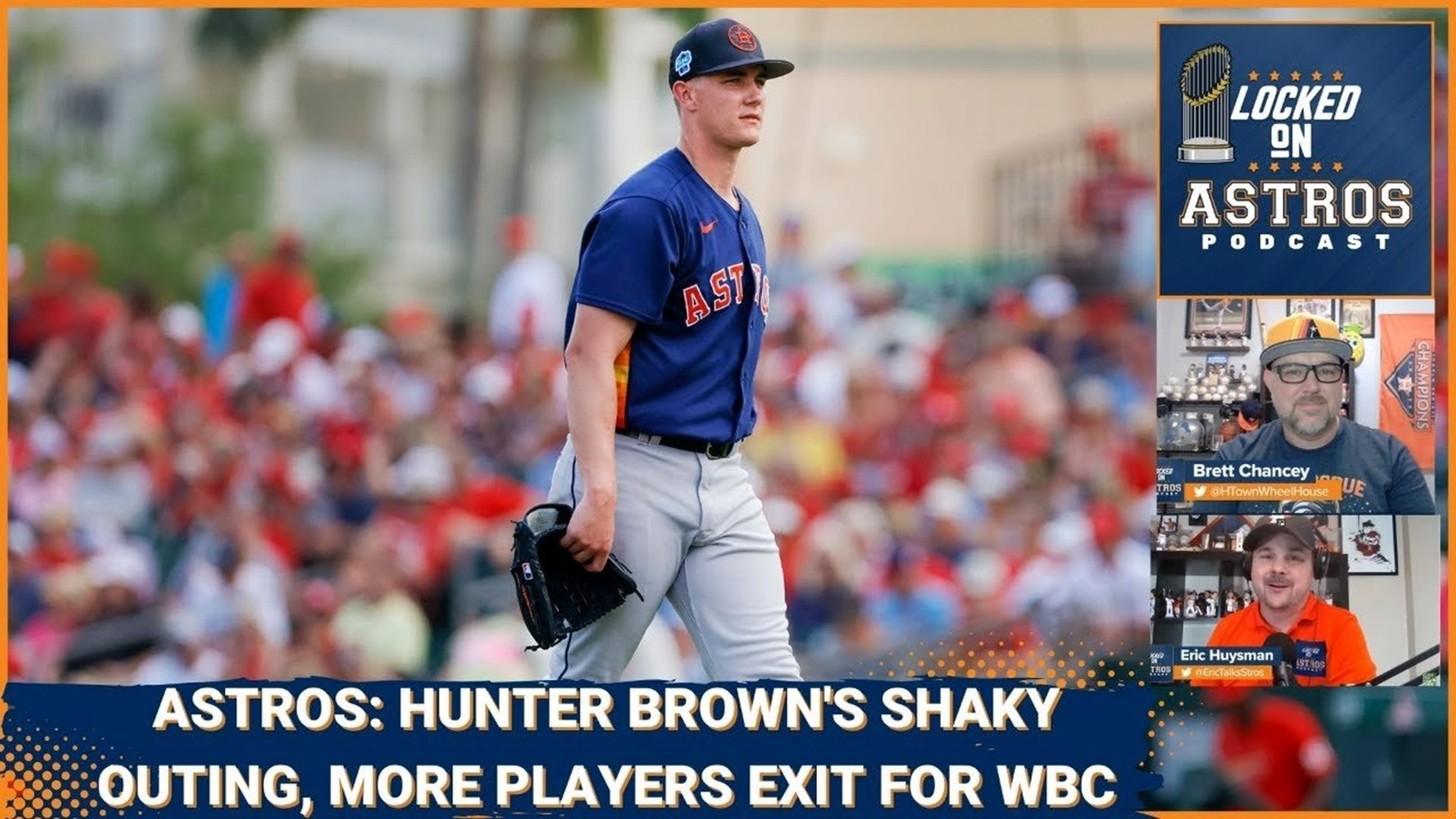 Astros: Hunter Brown's Shaky Outing, More Players Exit for WBC