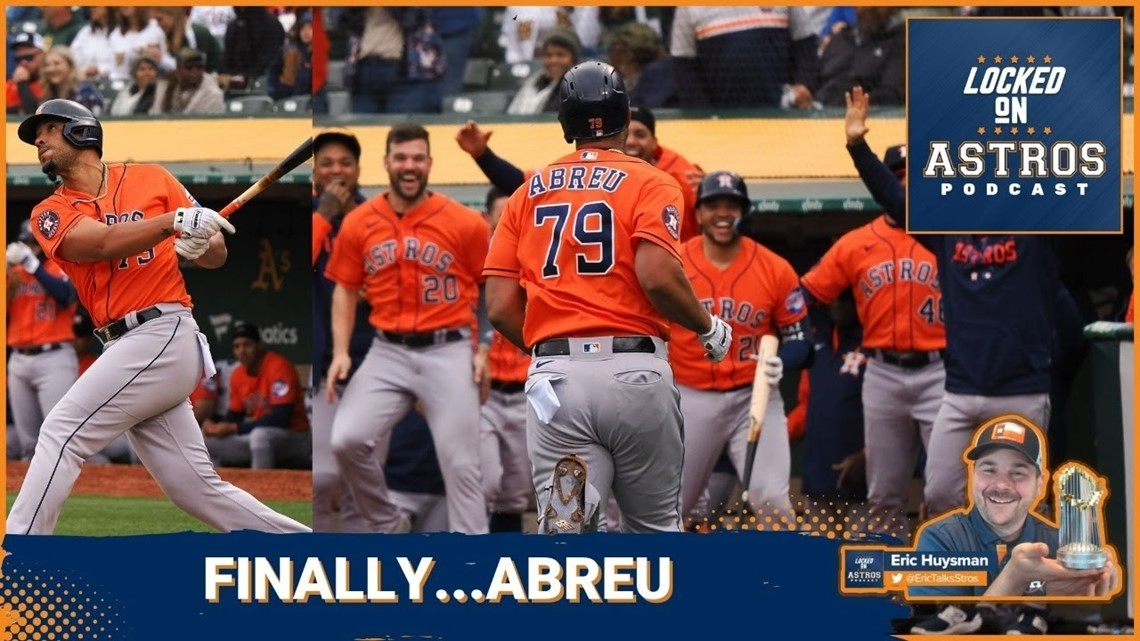 Astros sweep A's and Jose Abreu finally does it!