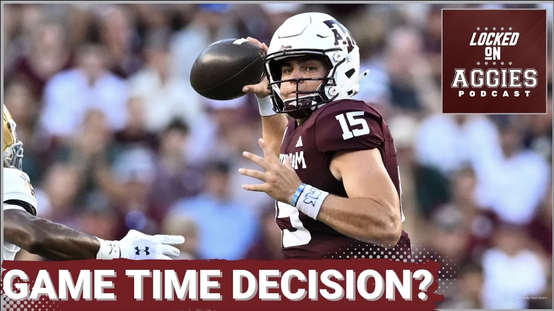 host Andrew Stefaniak breaks down coach Mike Elko's comments about how Texas A&M's starting quarterback will be a game time decision all season long.