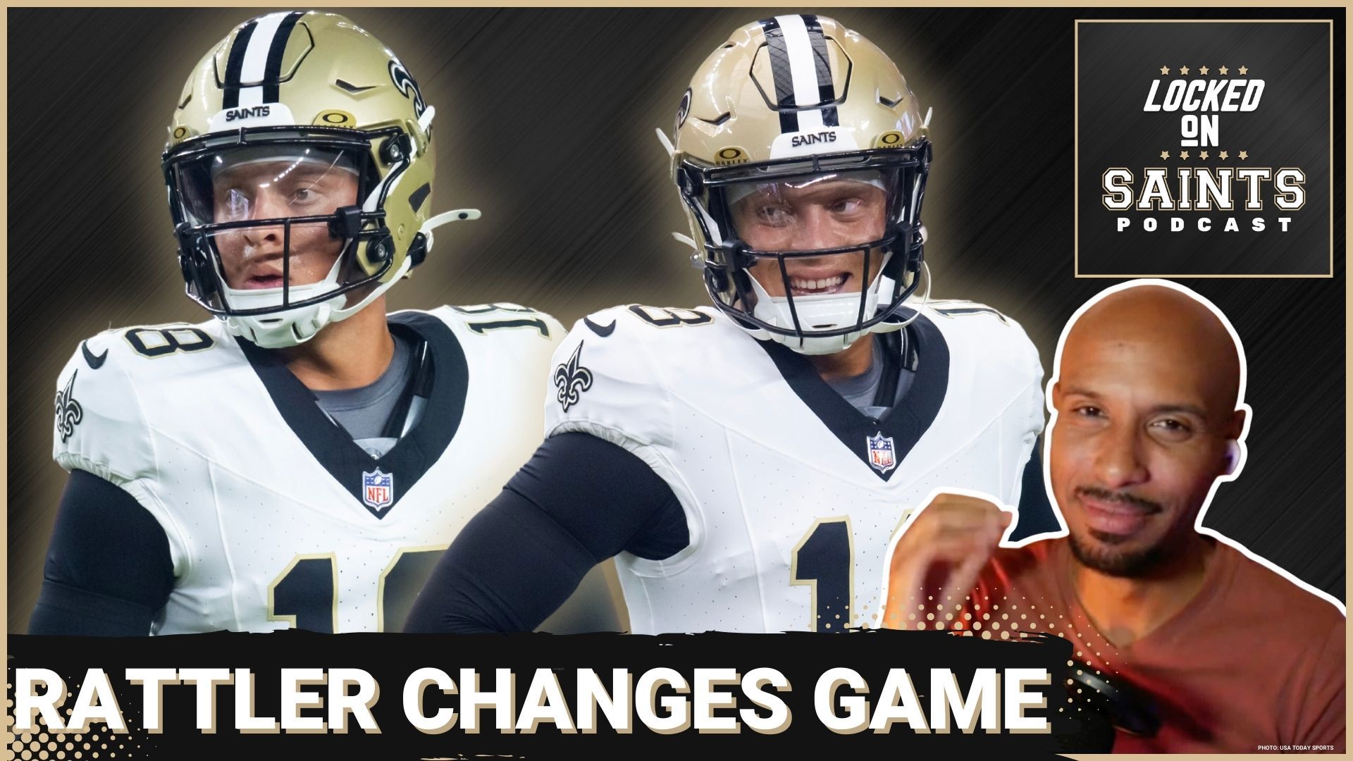 The New Orleans Saints - Tampa Bay Buccaneers game has changed a lot with Spencer Rattler announced as the Saints' starting QB with Derek Carr out with injury.