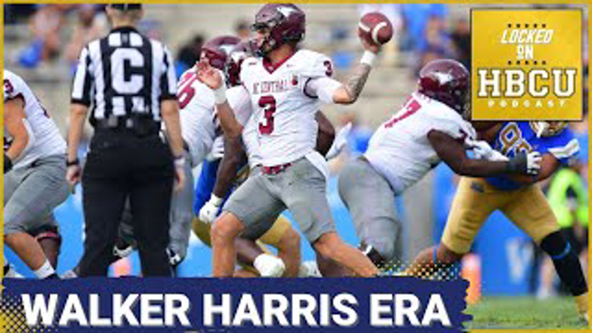 Walker Harris is taking over for Davius Richard as the North Carolina Central QB. He’s sat behind Richard for 3 years and is fully prepared for this moment.