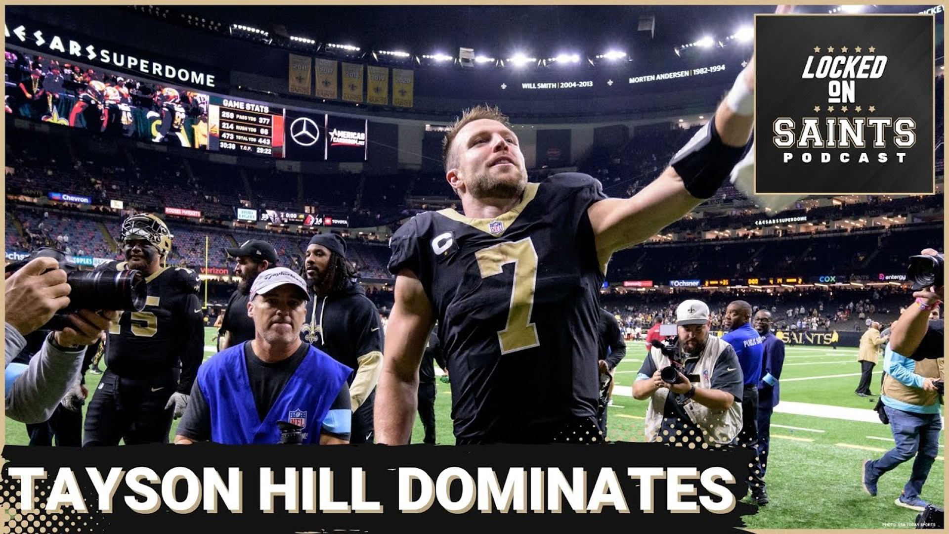 The New Orleans Saints leaned on Taysom Hill to great success in their win over Jameis Winston and the Cleveland Browns.