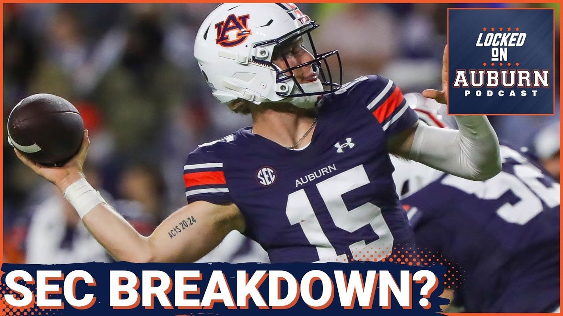 Auburn starting QB Hank Brown breaks down the Arkansas Razorbacks - Auburn Tigers Podcast