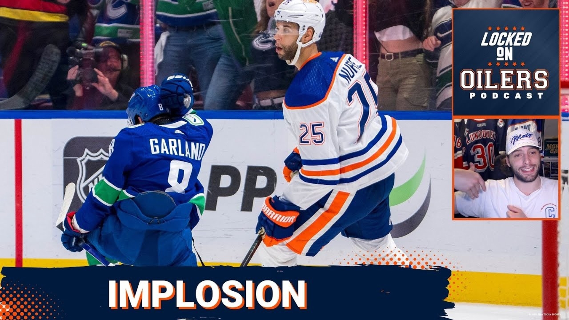 The Edmonton Oilers lost game 1 of their first round series to the Vancouver Canucks 4-3. The Oilers struggled to generate offense after getting out to a big lead.