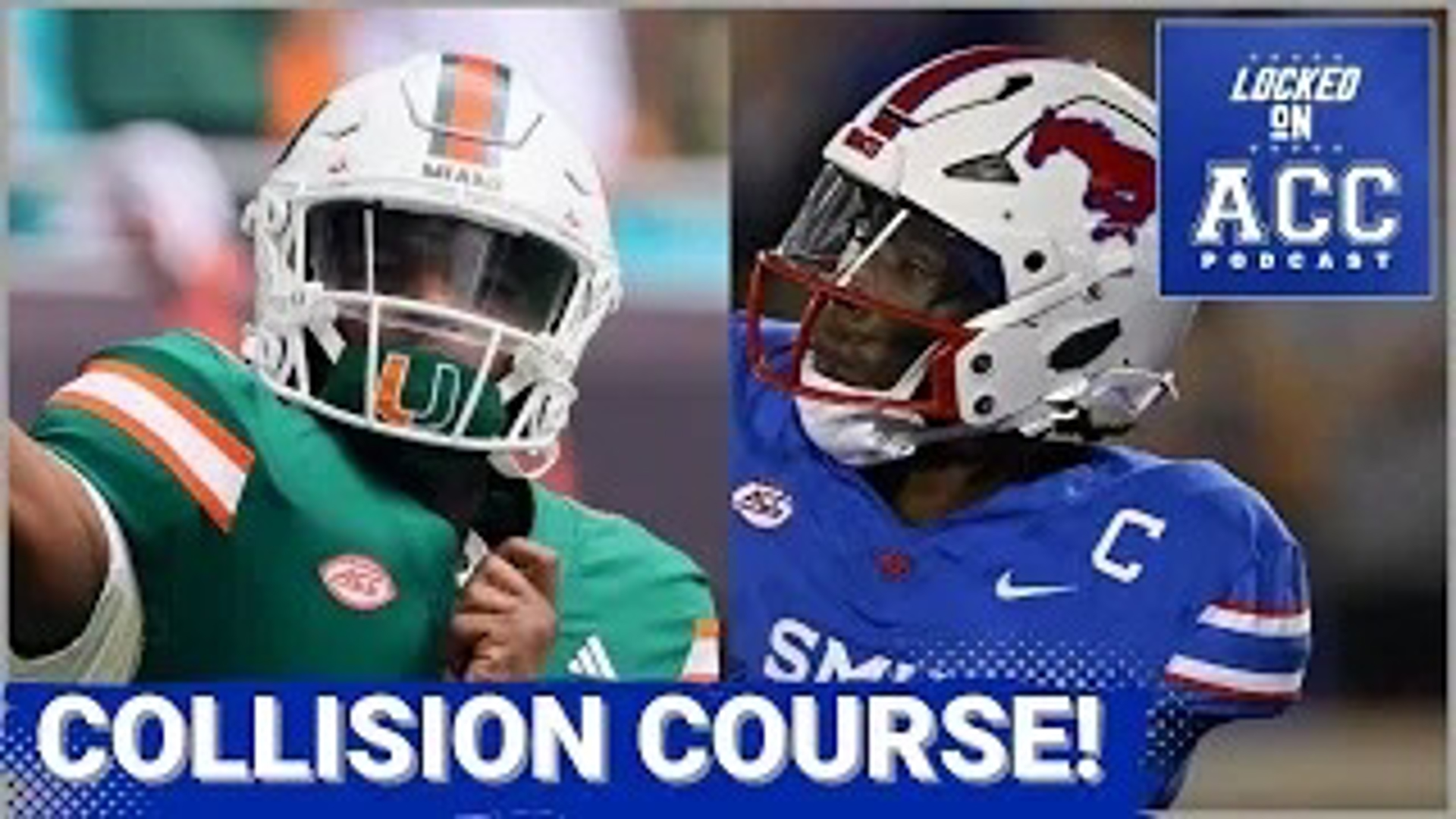 Can the Miami Hurricanes maintain their grip on the ACC Championship race, or will SMU's Mustangs gallop ahead?