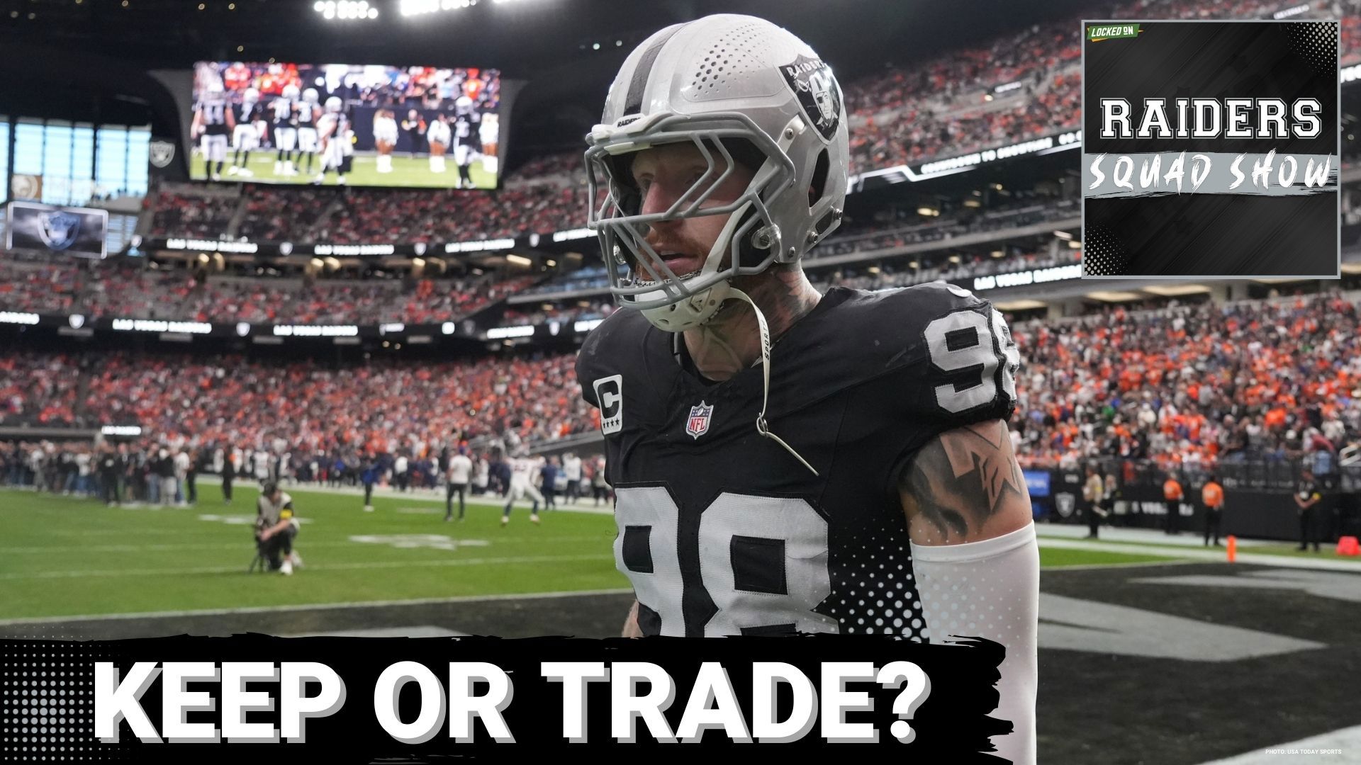 RAIDERS SQUAD SHOW: Maxx CROSBY TRADE rumors won't stop | ALEC PIERCE a ...