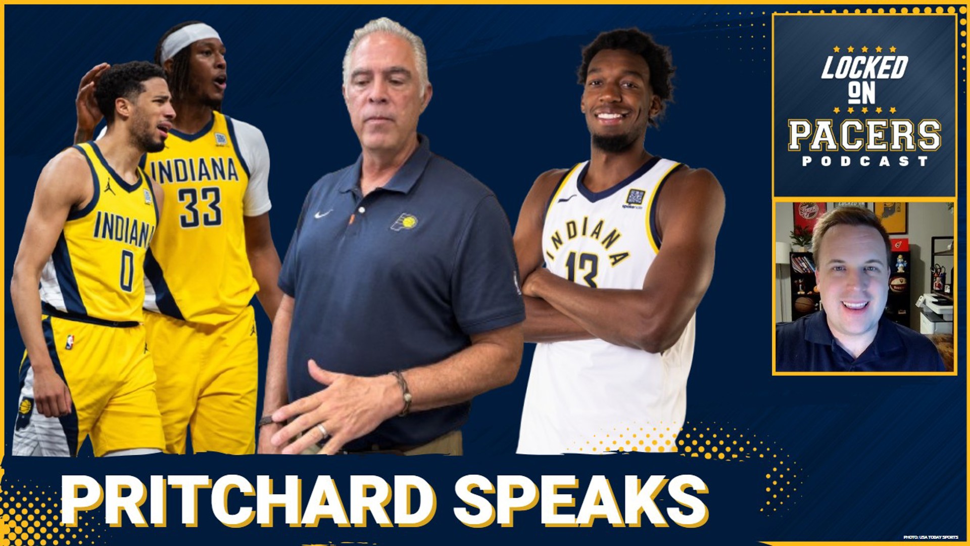 Pacers President of Basketball Operations Kevin Pritchard spoke to reporters on Monday. What did he reveal about Myles Turner's departure, Tyrese Haliburton injury.