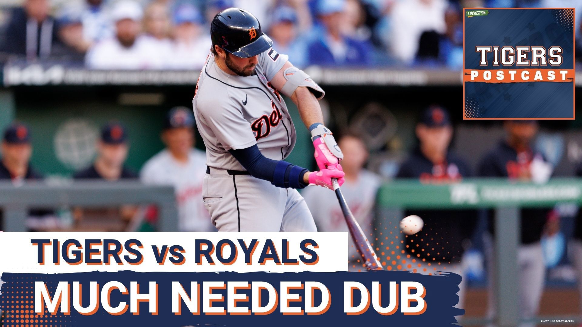 TIGERS POSTCAST: MUCH NEEDED WIN! Detroit Tigers BEAT Kansas City ...
