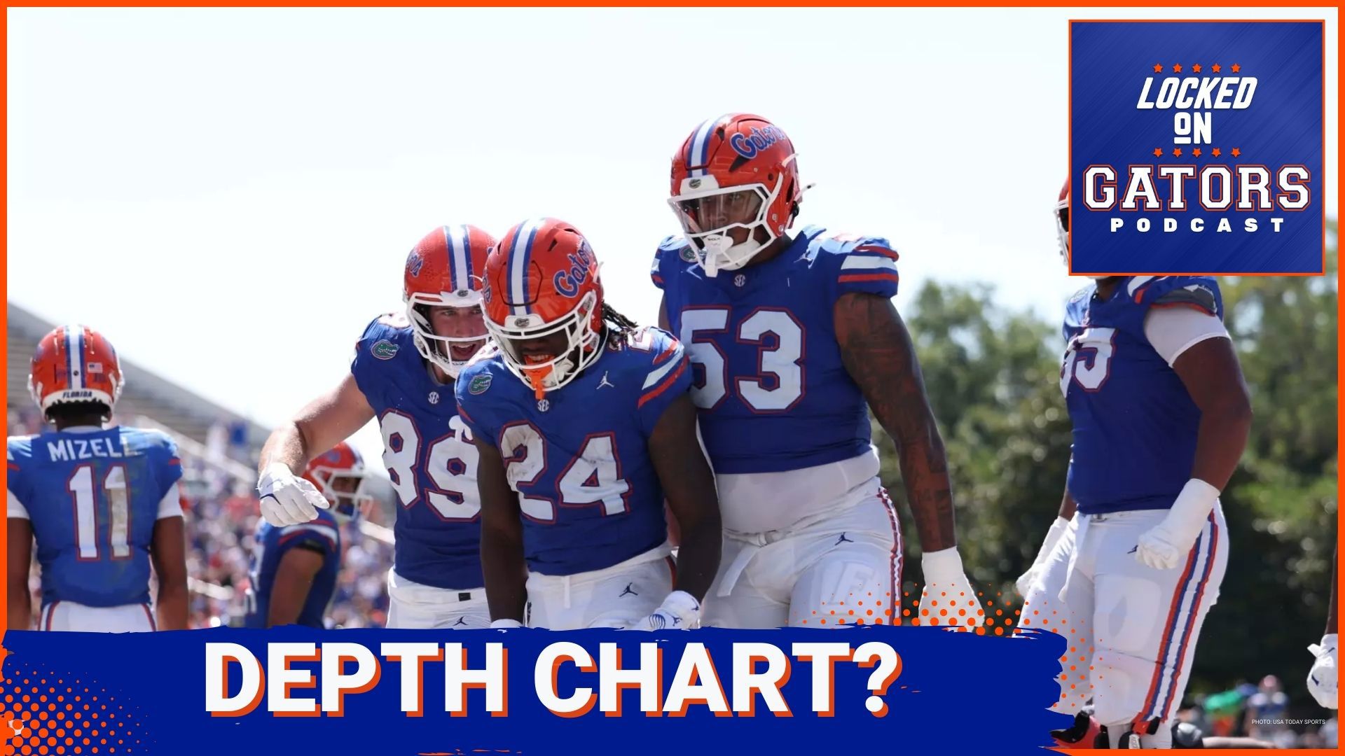 Florida Gators football dominates Long Island 55-0.