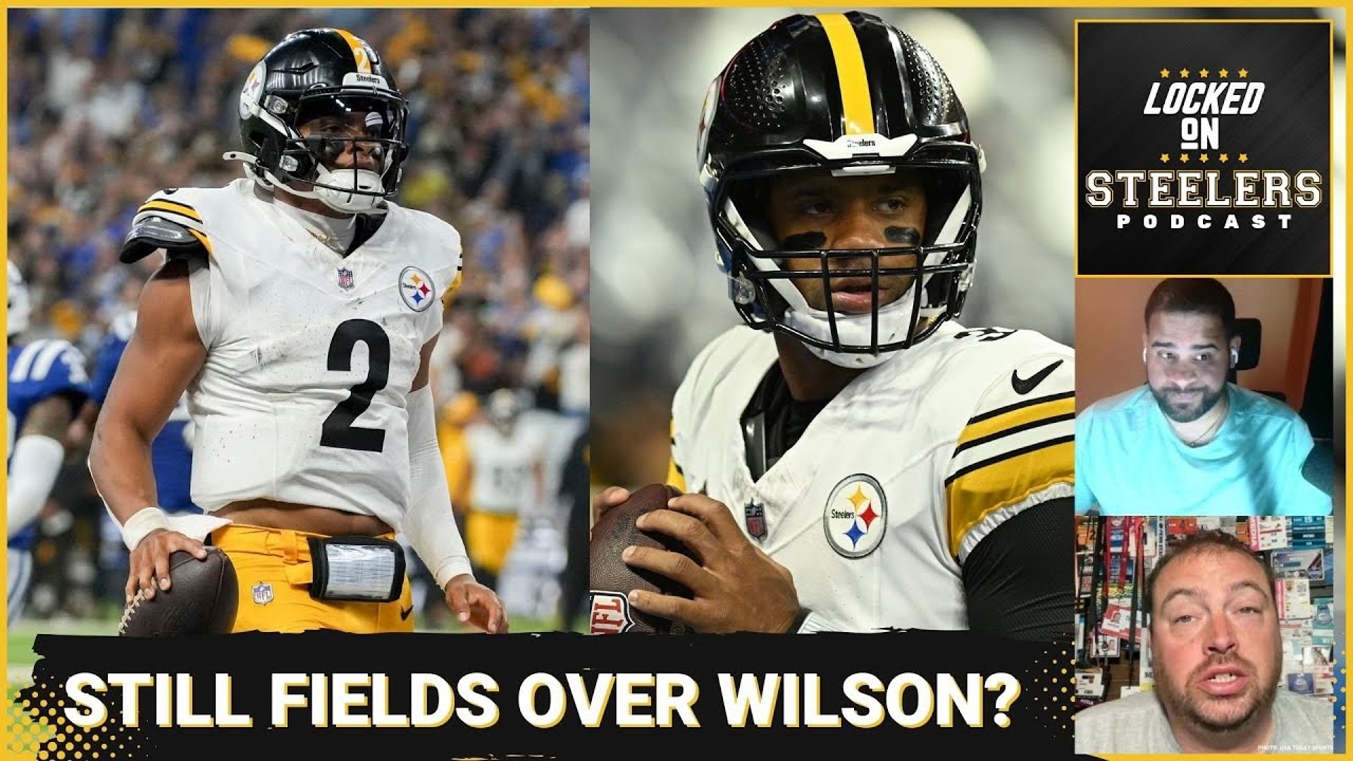 The Pittsburgh Steelers have a decision to make on who should start at quarterback, Justin Fields or Russell Wilson.