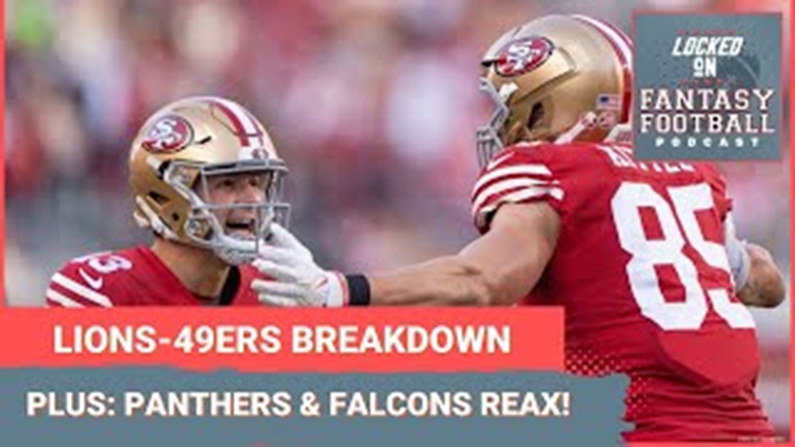 Fantasy football DFS picks for Lions49ers NFC championship, Panthers