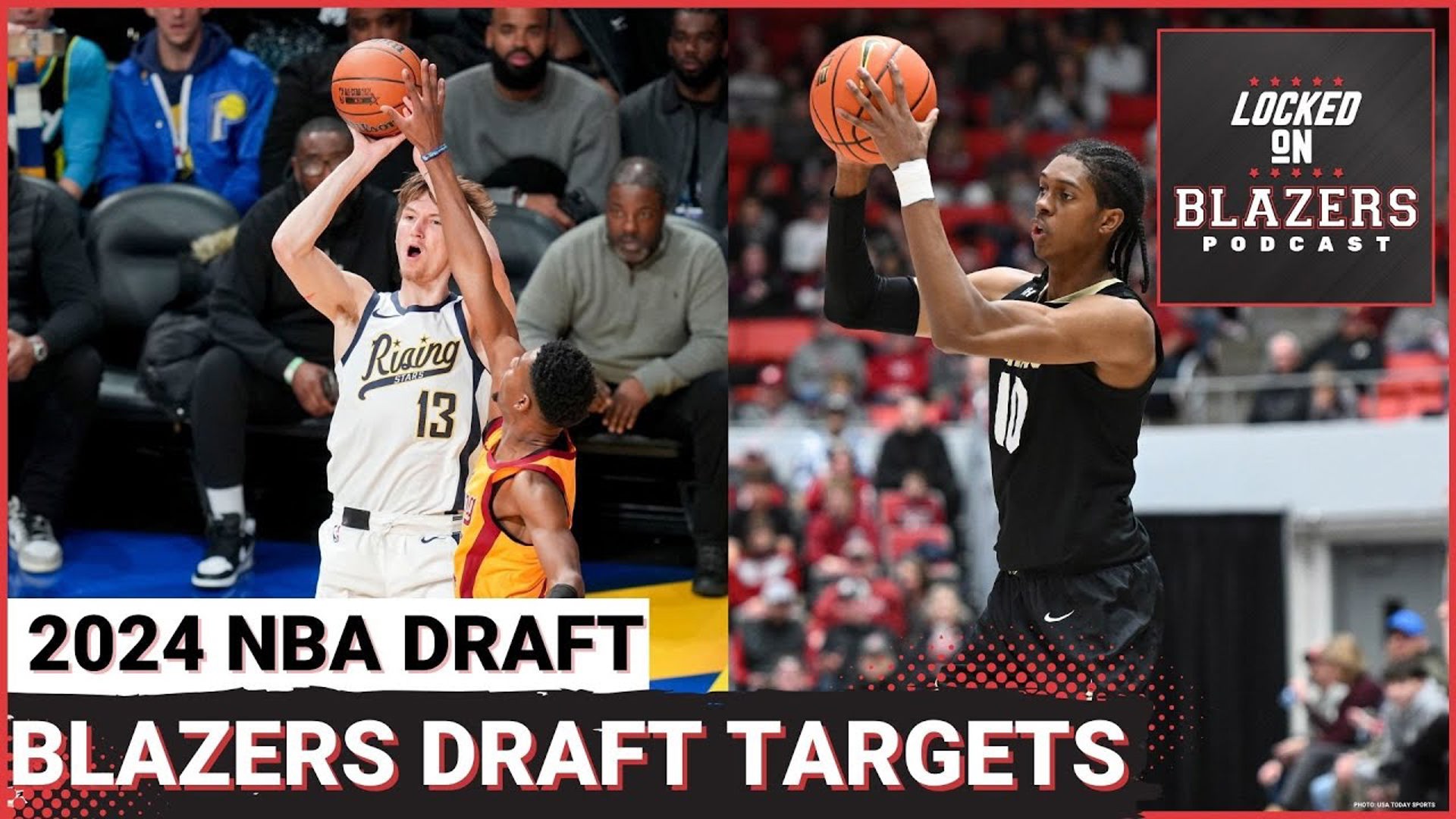 Mock Draft: Trail Blazers Targets at All 4 Picks in 2024 NBA Draft with  @LockedOnCollegeBasketball