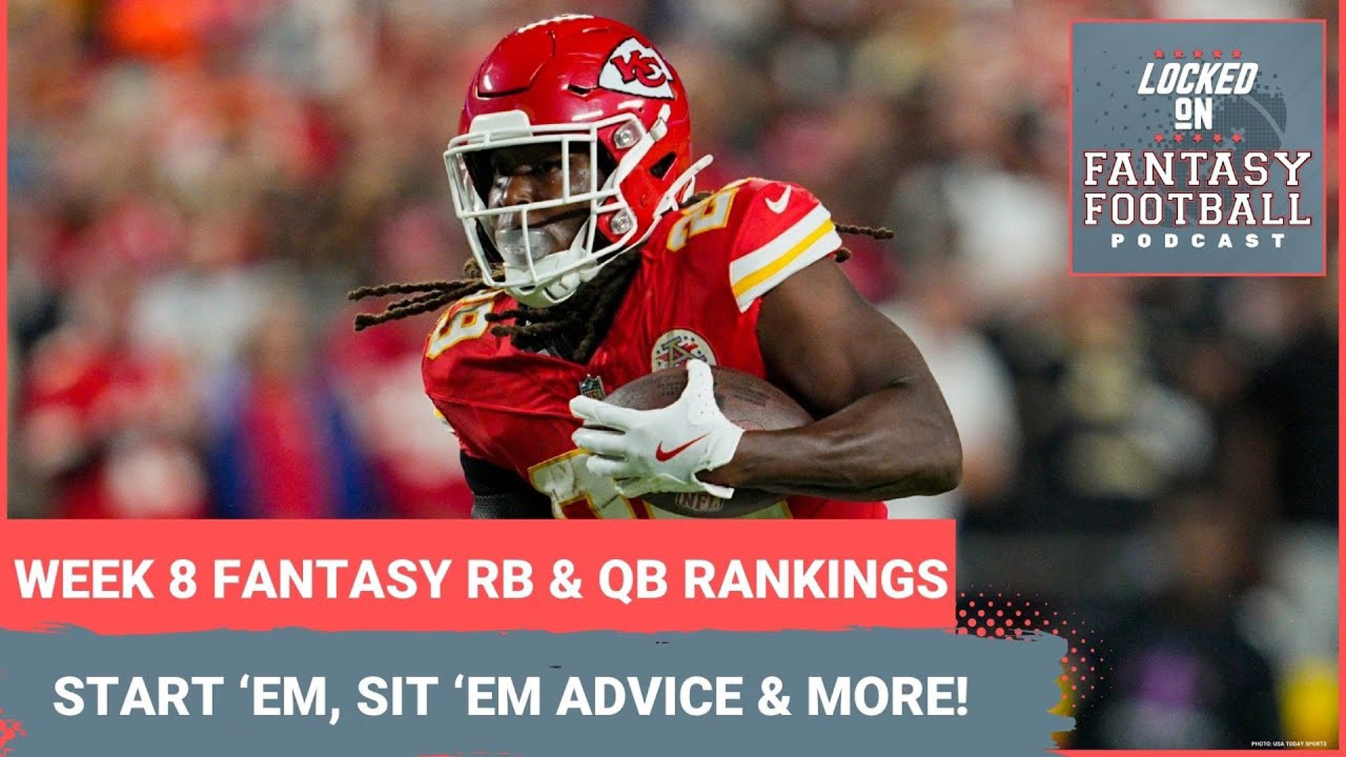 Sporting News.com's Vinnie Iyer and NFL.com's Michelle Magdziuk compare and contrast their running back and quarterback rankings for Week 8.