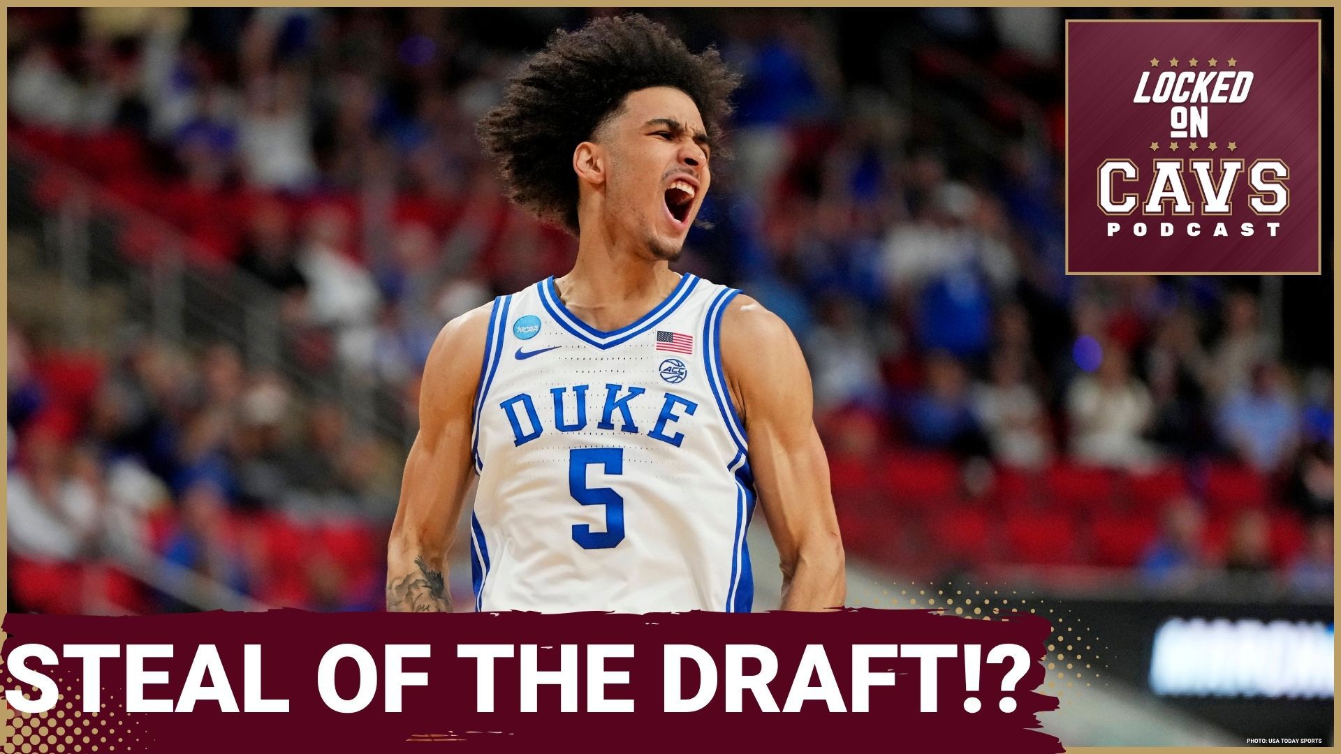 The Cleveland Cavaliers selected Tyrese Proctor with their first pick of the 2025 NBA Draft on Thursday night.