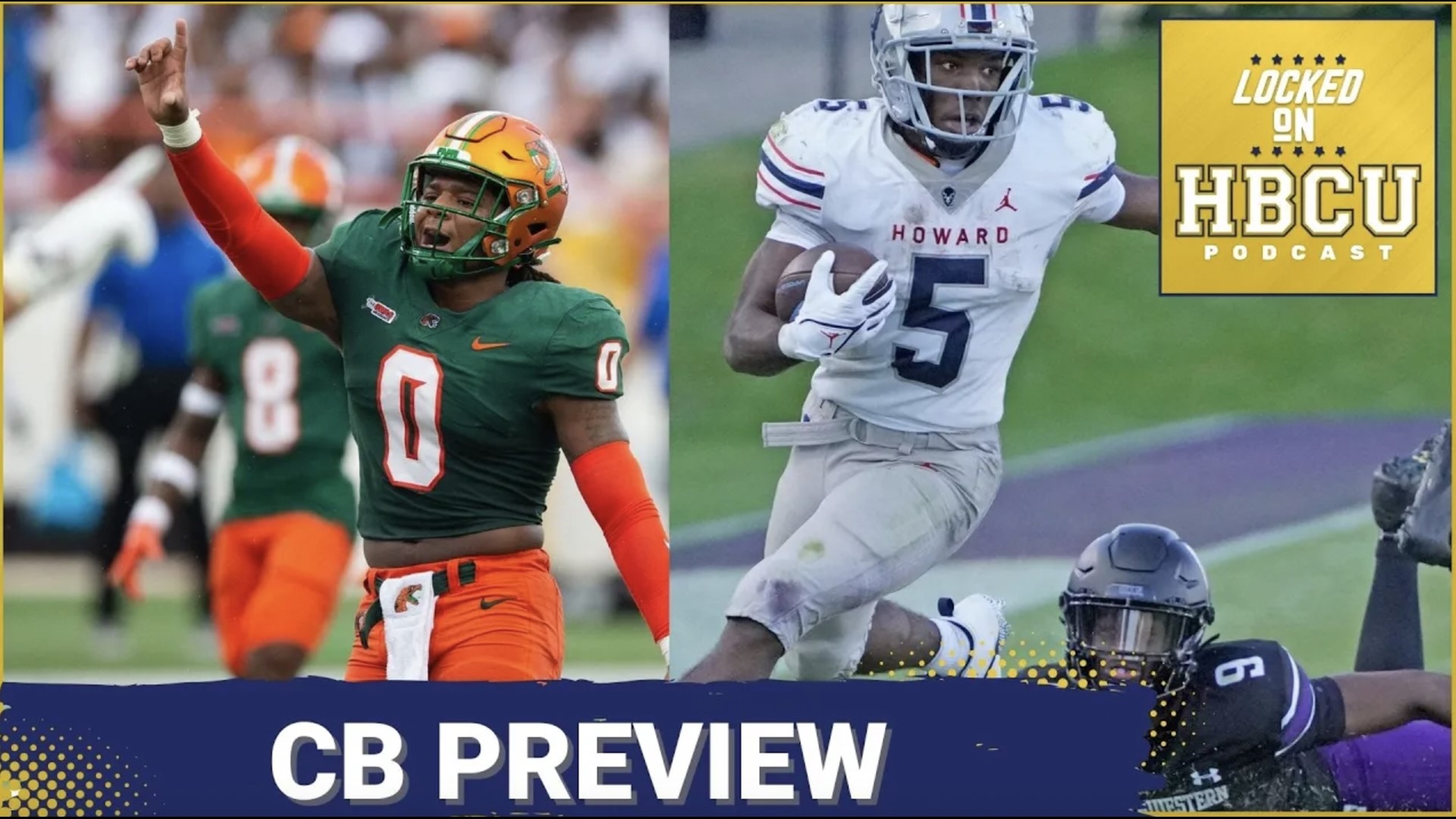 Florida A&M & Howard face off in the Celebration Bowl. Jarrett Hunter & Eden James vs Isaiah Major & Johnny Chaney.