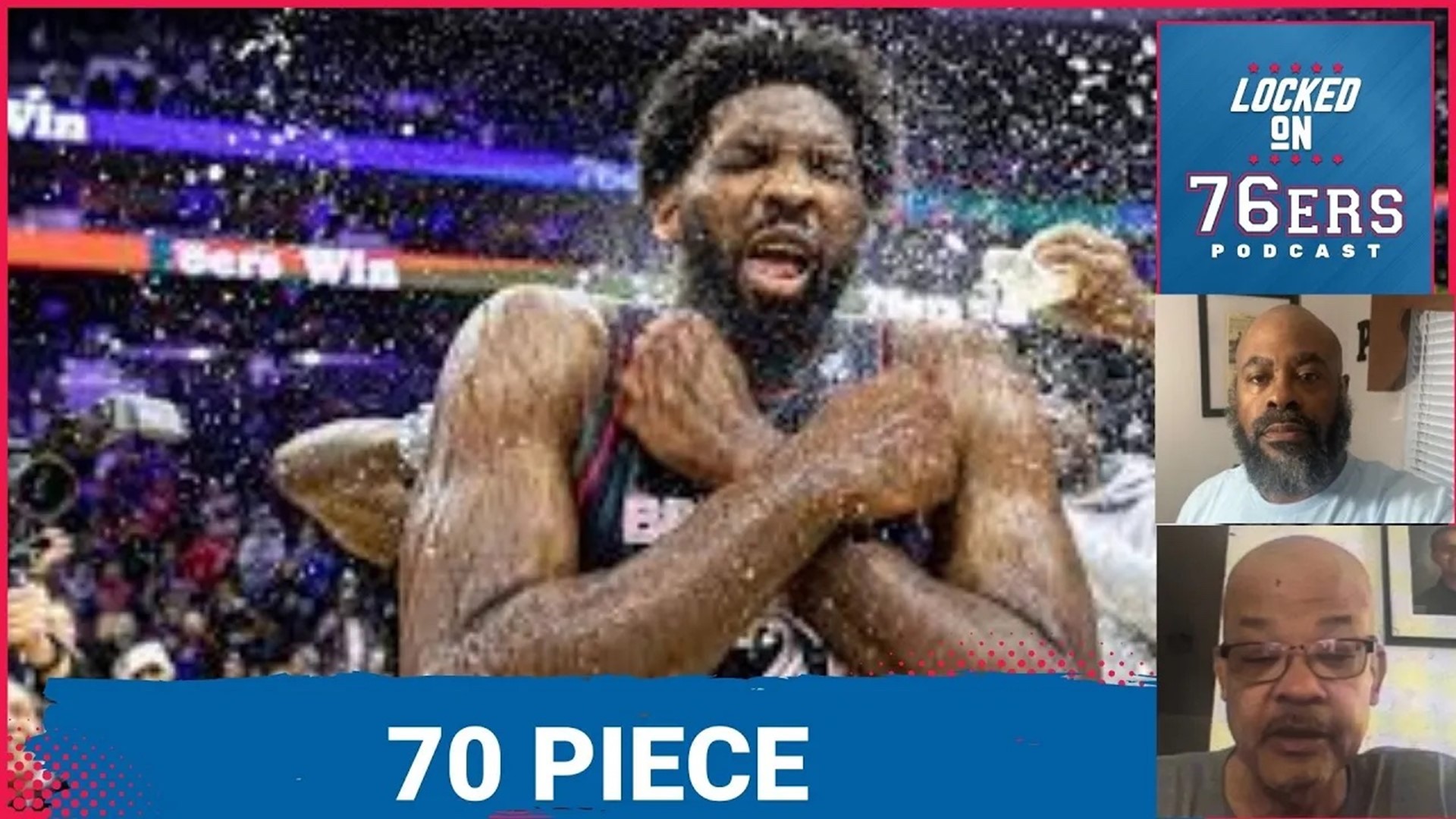 Locked on 76ers cohosts John Mitchell and Keith Pompey dissect the Joel Embiid's 70-point performance against the San Antonio Spurs.