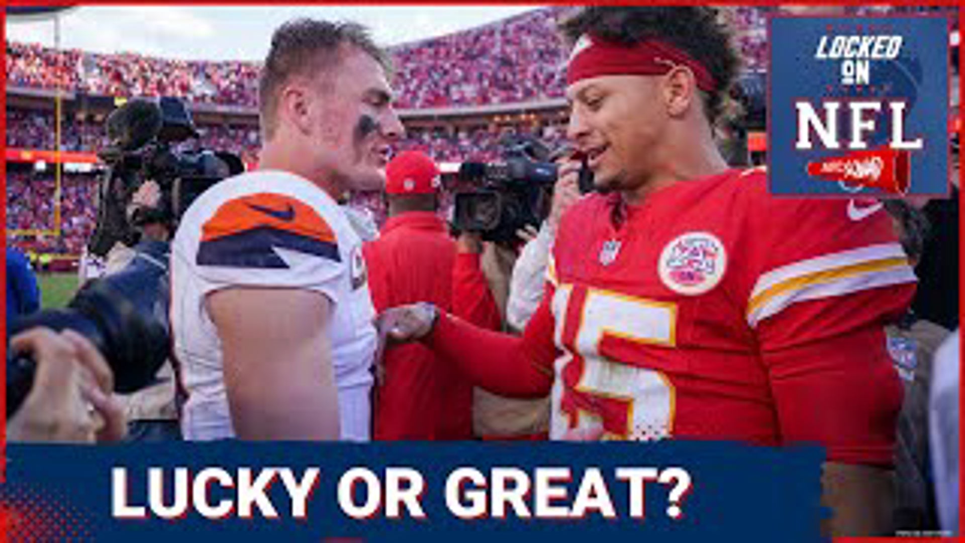 In this week's AFC Squad show, the crew debates whether or not the Kansas City Chiefs are lucky or great, which teams in the AFC are best suited to beat the Chiefs.