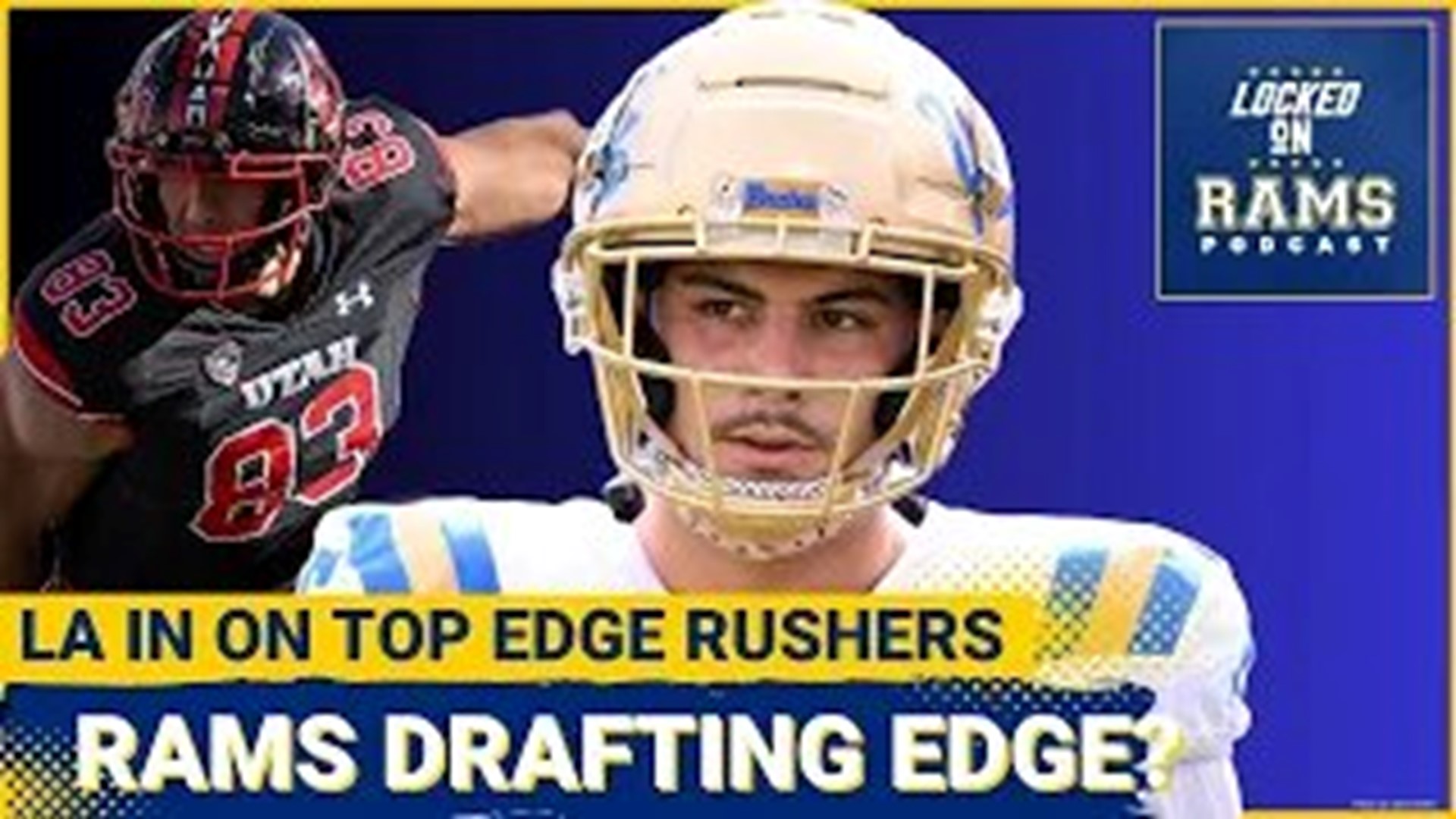 The Los Angeles Rams are rumored to be interested in drafting UCLA edge, Liatu Latu, and Utah edge Jonah elliss. D-Mac and Travis break down the two prospects.