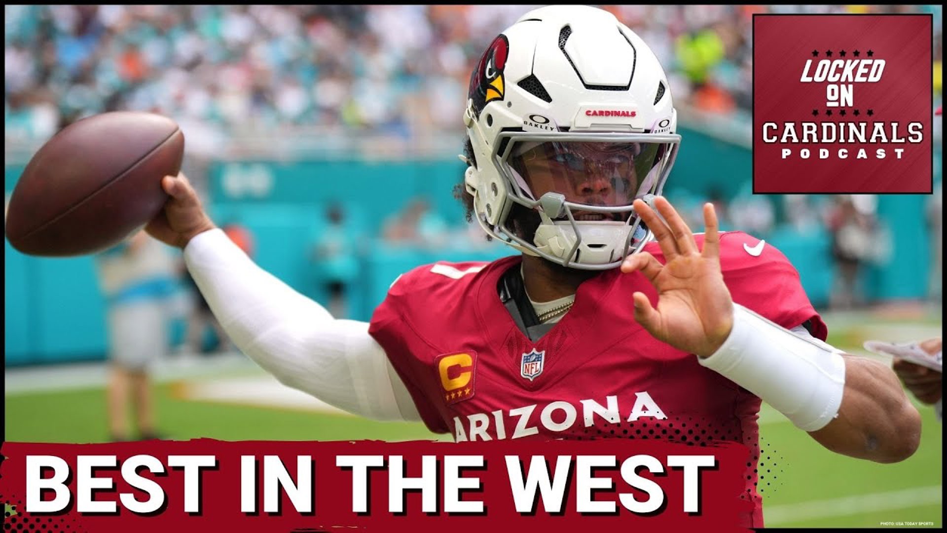 Arizona Cardinals are now atop the NFC West at 4-4 after a big win on the road against the Miami Dolphins.