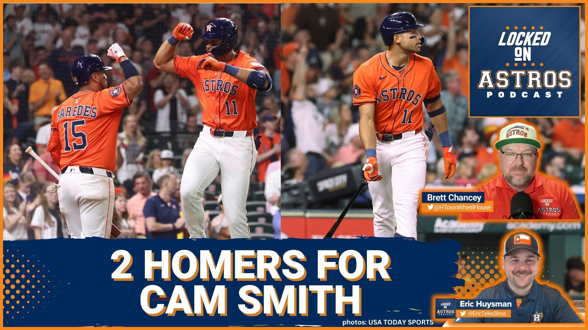 Eric Huysman and Brett Chancey for the Locked On Astros podcast as they discuss game one versus the best team in baseball, the Padres. Cam Smith explodes with 2 hrs.