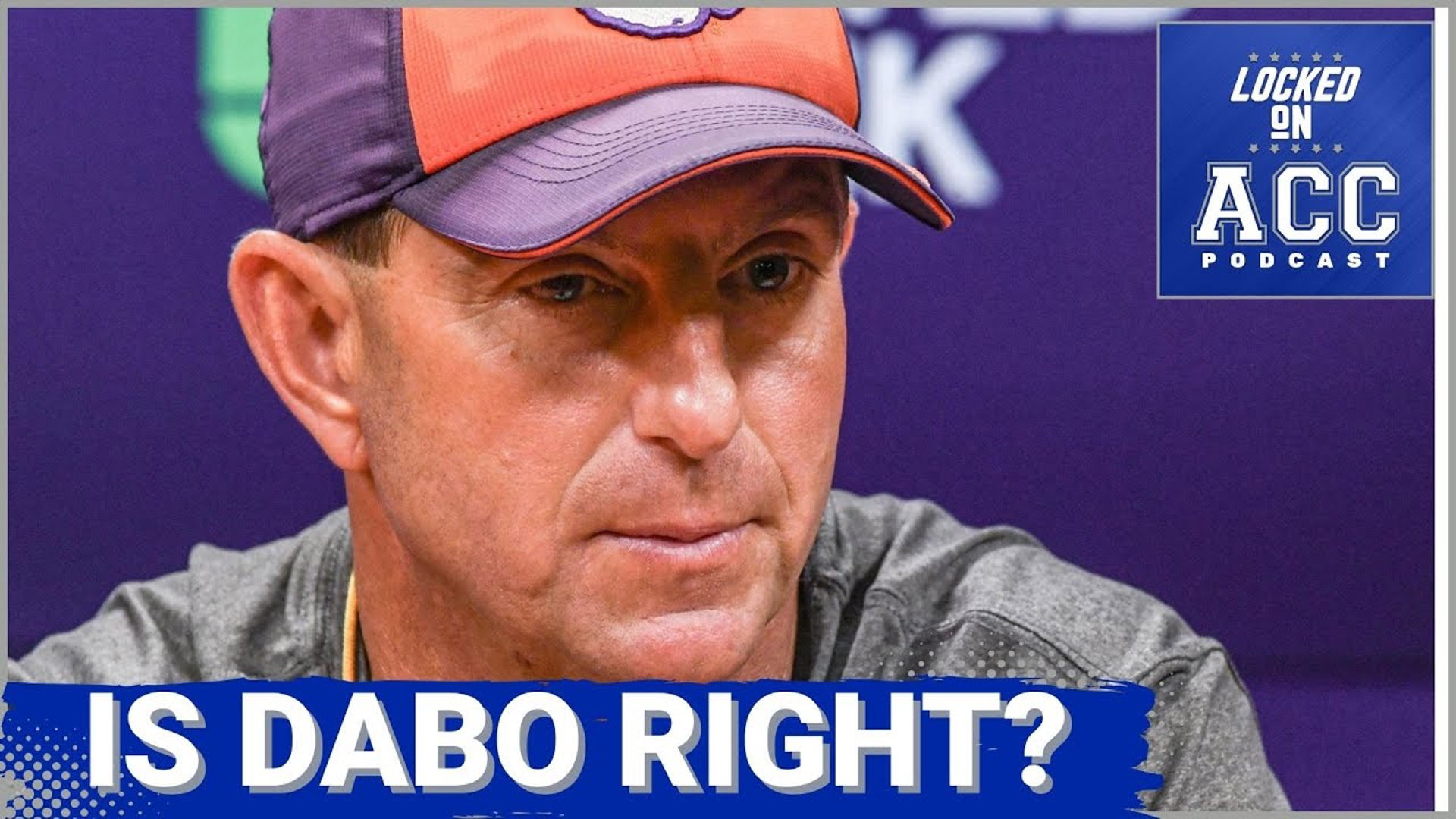 Dabo Swinney talked to Sirius XM radio about his Transfer Portal philosophy. Swinney has not taken in any transfer players for the Clemson Tigers.