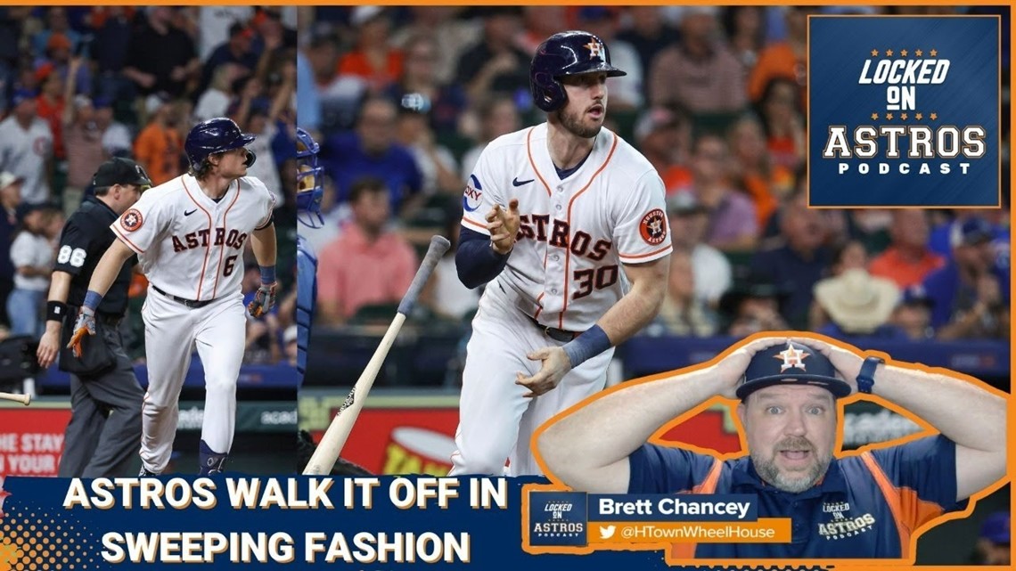 Astros Win, And Walk It Off in Sweeping Fashion!