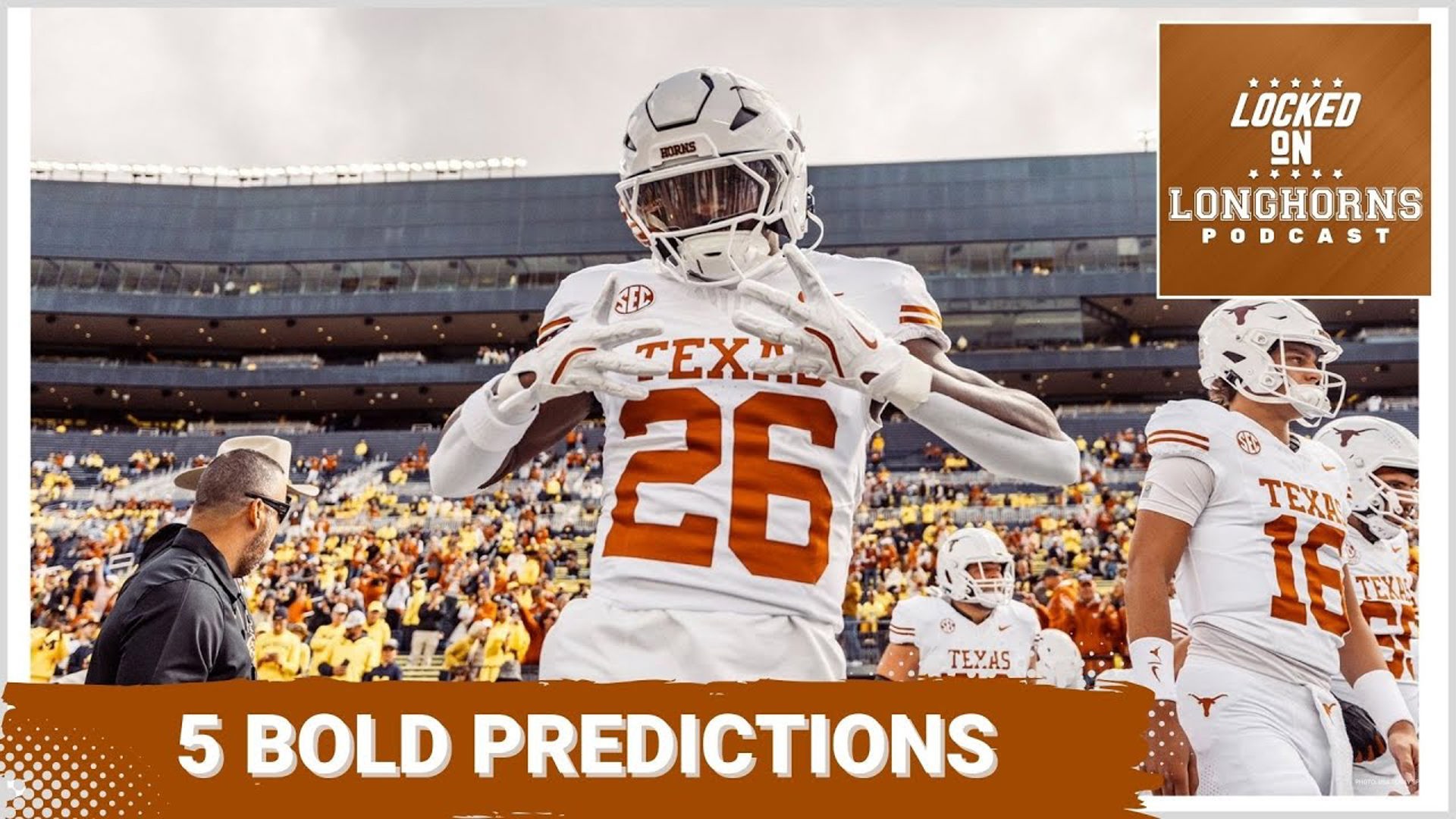 5 Bold predictions as the Texas Longhorns play their first night game of the season at DKR against a familiar I-35 foe in the UTSA RoadRunners #HookEm