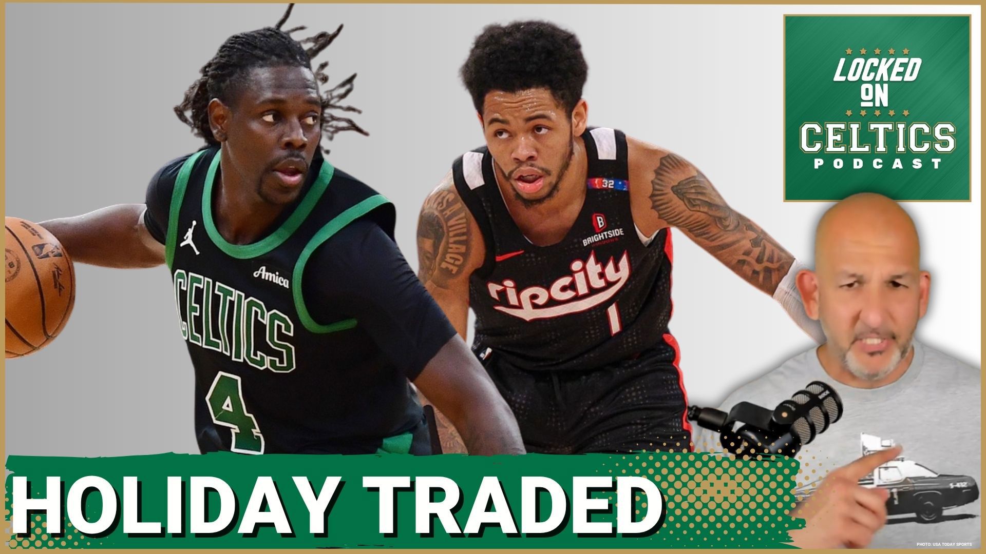 Boston Celtics trade Jrue Holiday to Portland for Anfernee Simons, 2 second round picks. John Karalis analyzes trade and what might be next.
