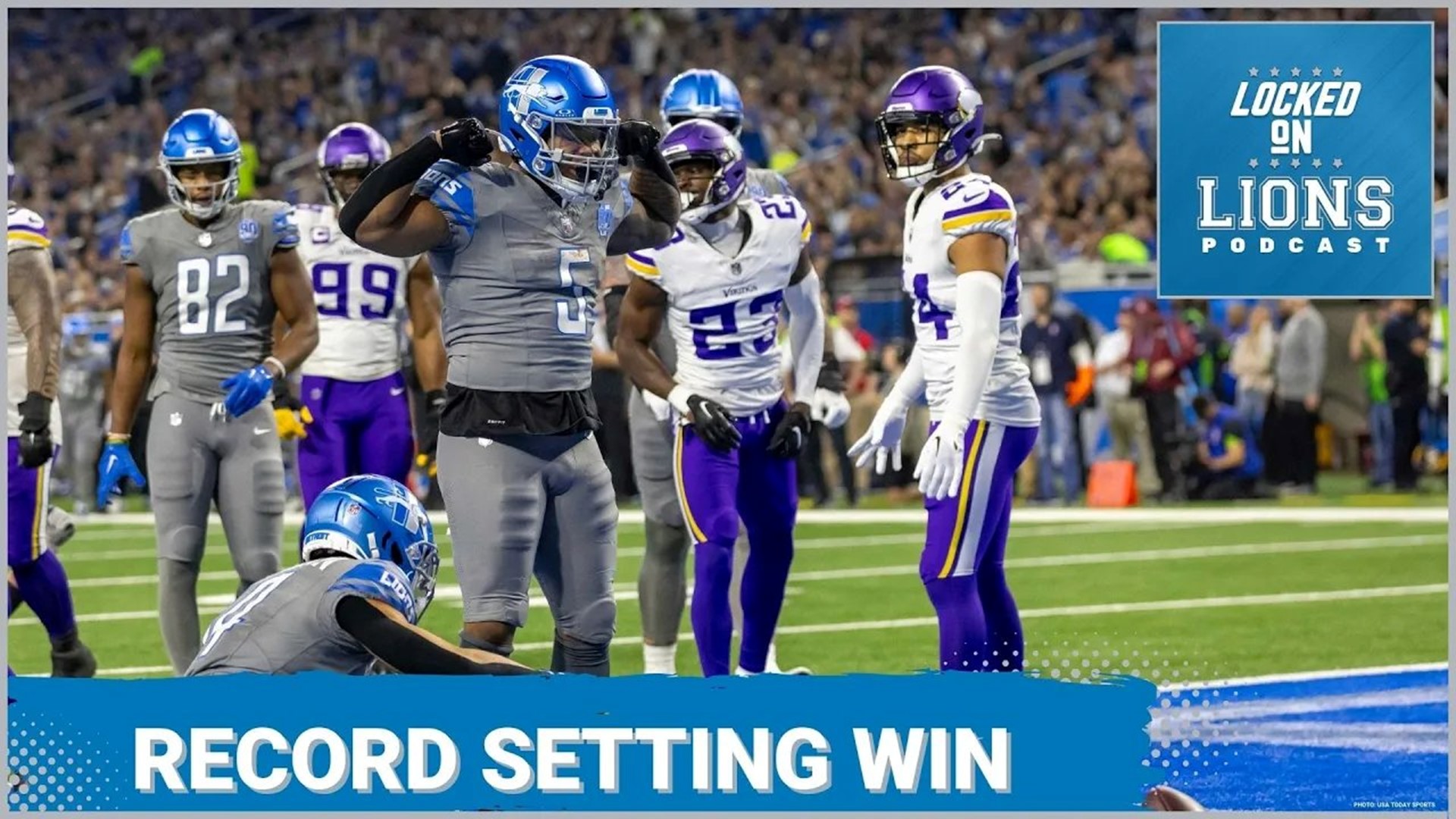 The Detroit Lions finish the season on a high note and at 12-5!