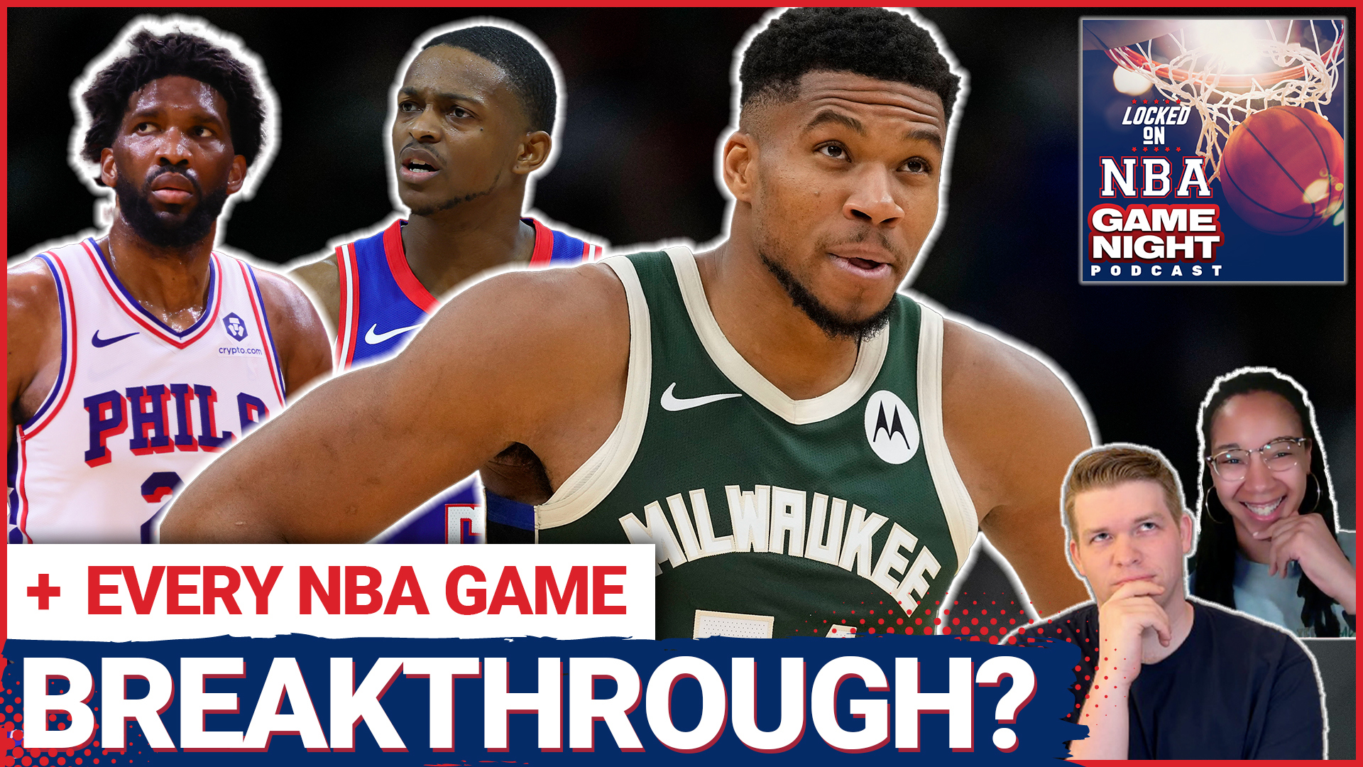 Nick Angstadt & Camille Davis recap the Milwaukee Bucks' win over the Houston Rockets, Joel Embiid's struggles with the 76ers, and the other NBA games tonight.