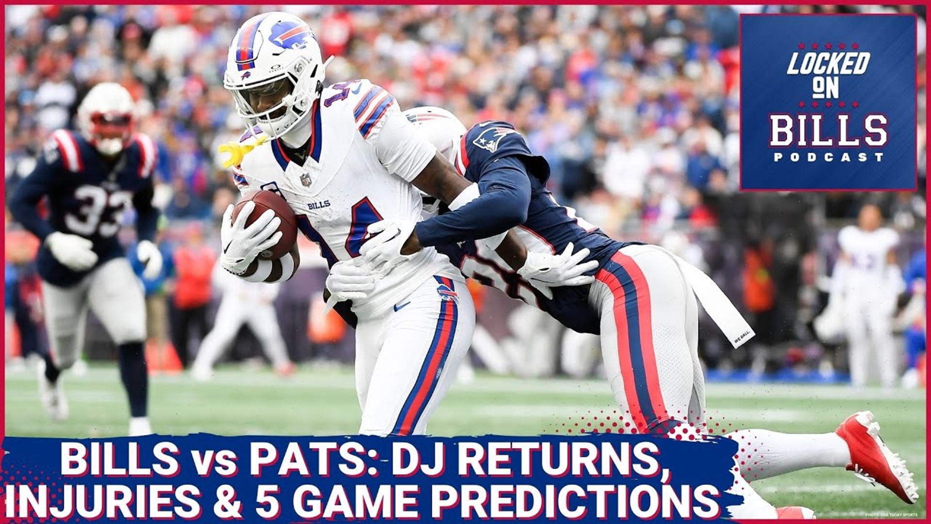 Buffalo Bills vs New England Patriots. DaQuan Jones returns, injury update & predictions for Sunday