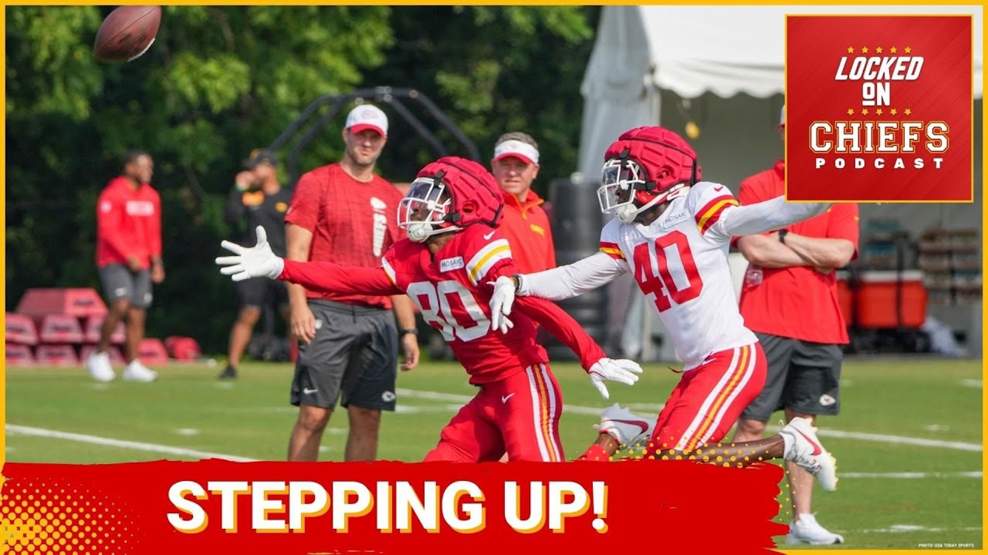 The Kansas City Chiefs WR's continue to step forward and challenge the defense.