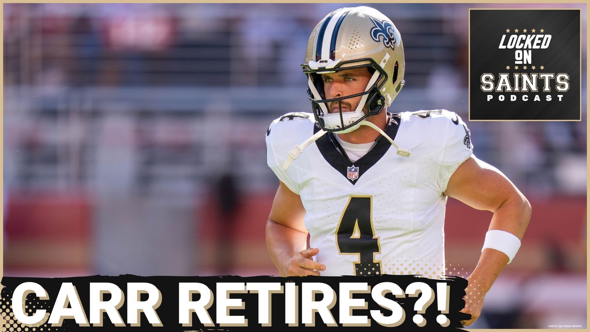 New Orleans Saints quarterback Derek Carr retires and now the New Orleans Saints will turn to one of their young guns to lead the way.