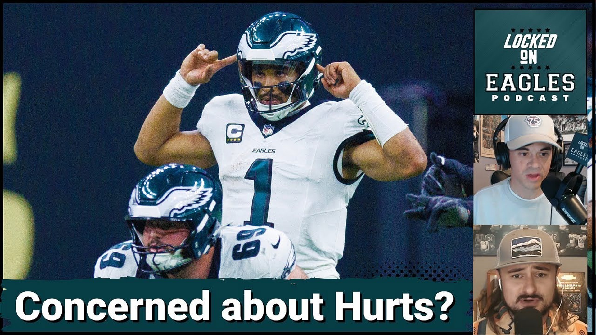 As the turnover issues continue, should concerns about Jalen Hurts as the Philadelphia Eagles franchise quarterback grow?