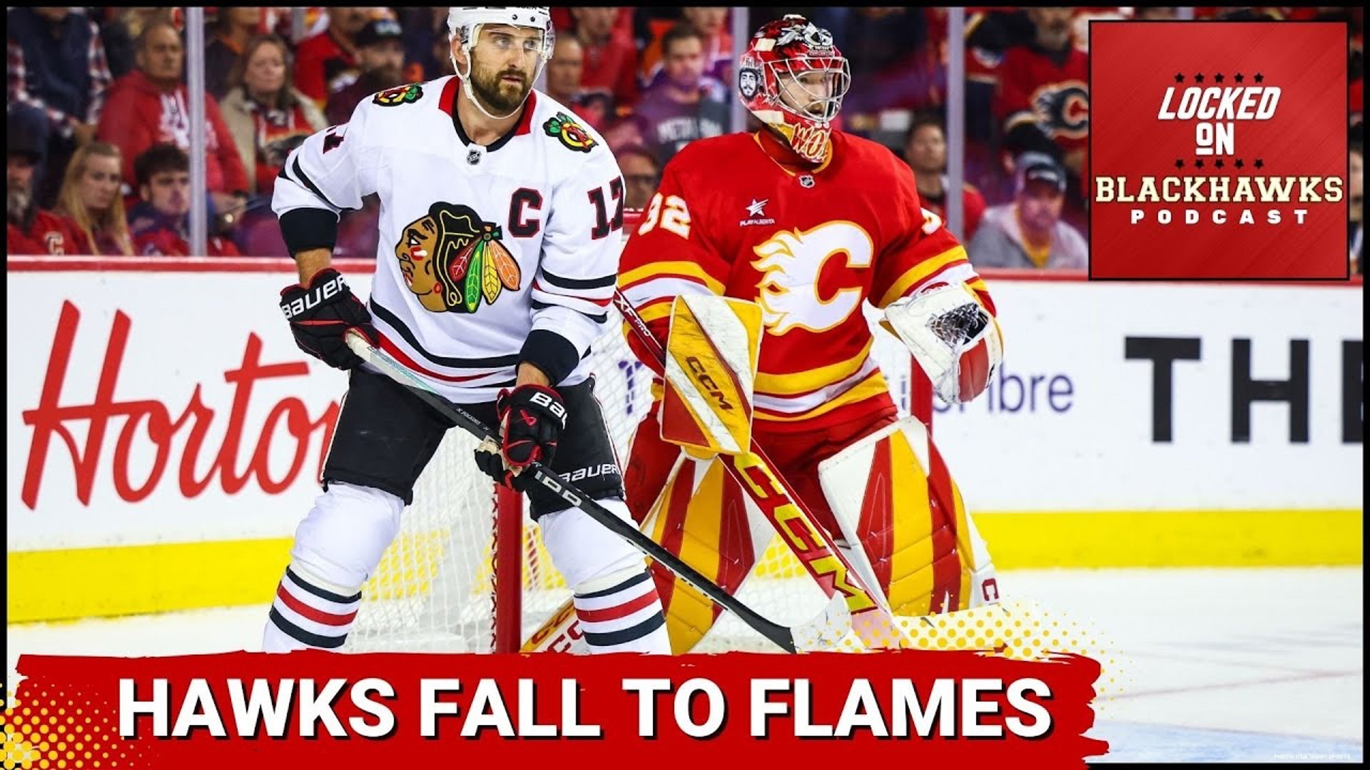 Wednesday's episode begins with a recap of the Chicago Blackhawks 3-1 defeat to the Calgary Flames.