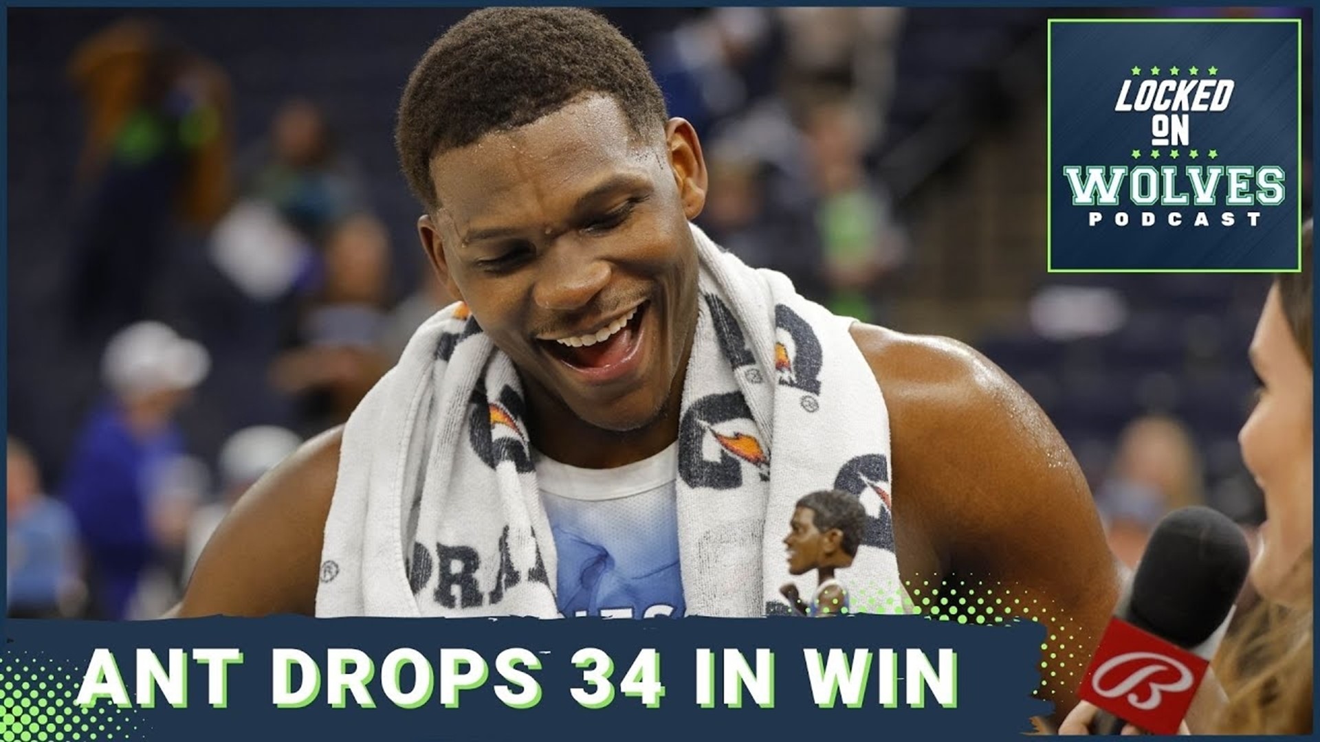 The Minnesota Timberwolves trailed at halftime to the Memphis Grizzlies but used a huge third quarter from Anthony Edwards to pull ahead and win.
