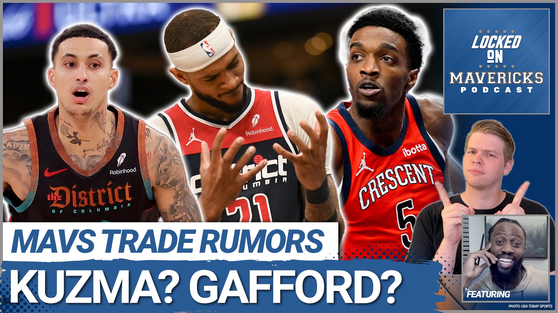 Nick Angstadt & Reggie Adetula discuss all the Mavs Trade Rumors around the Dallas Mavericks and ask if Kyle Kuzma, Daniel Gafford, and Herb Jones are the answer.