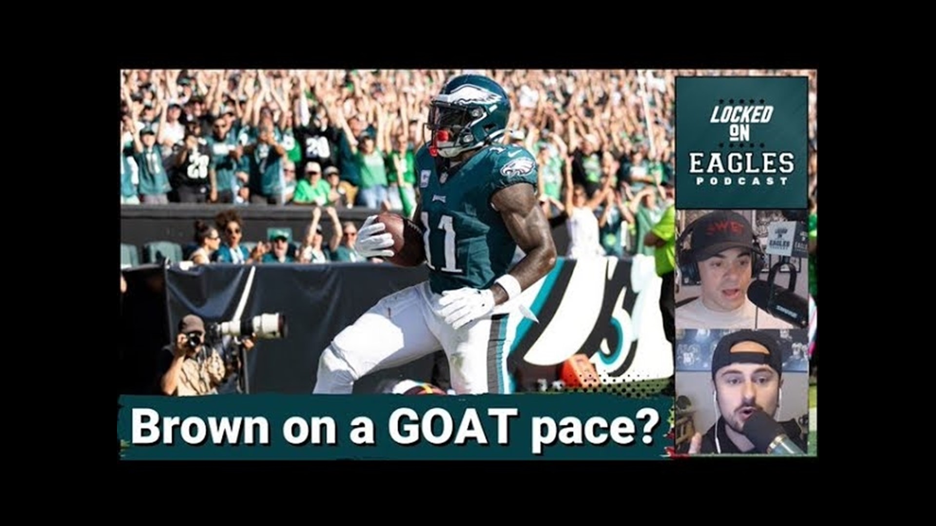 NFL'S BEST DUO?! WRs AJ Brown, DeVonta Smith Put on a Clinic Against  Washington!, Locked On Eagles