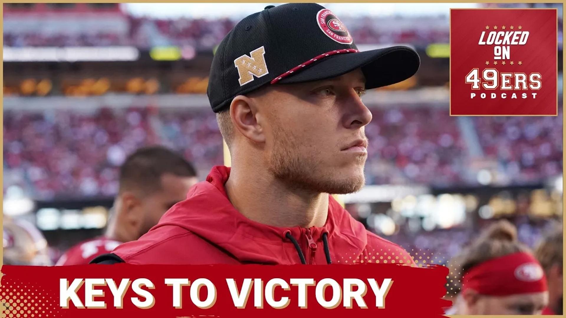 What the San Francisco 49ers have to do to beat the Minnesota Vikings in Week 2. Should the 49ers play Christian McCaffrey or rest his achilles?