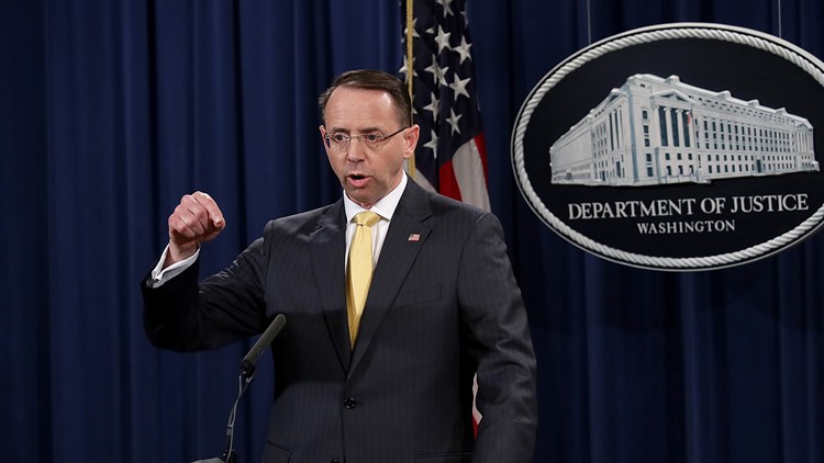 North Carolina Rep. Mark Meadows tweeted that he and his colleagues 'have had enough' and want to impeach Deputy Attorney General Rod Rosenstein
