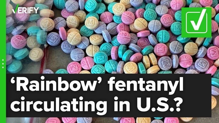 Yes, ‘rainbow’ fentanyl is circulating in the U.S.