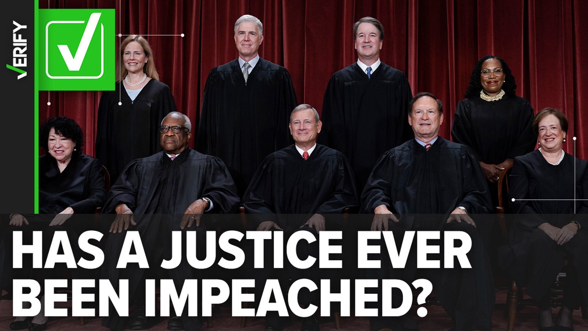 Only one Supreme Court justice has ever been impeached, and that took place in 1805.