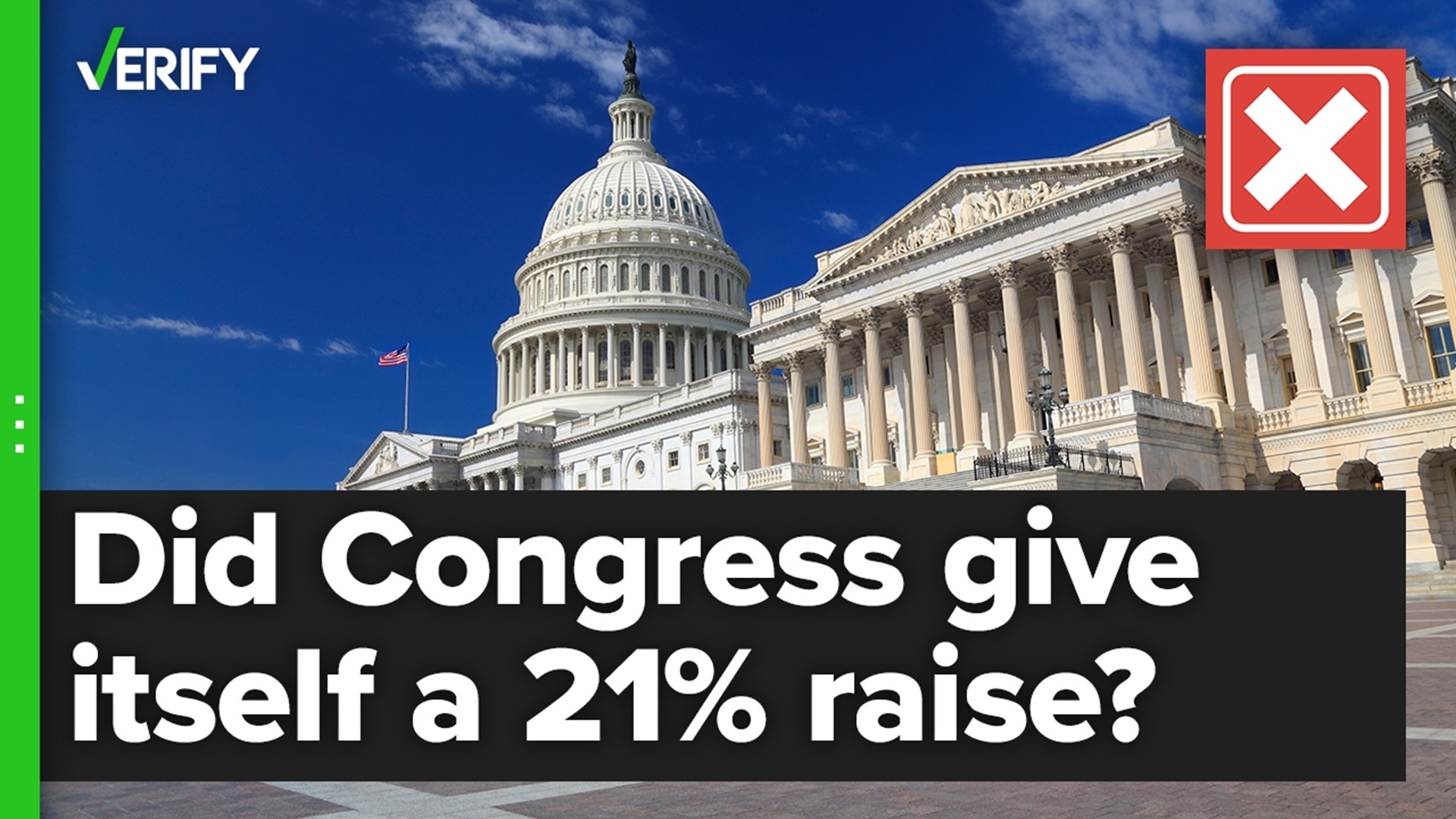 Social media posts claim that a $1.5 trillion spending bill includes a 21% pay raise for Congress members. But their pay has been frozen since 2009.