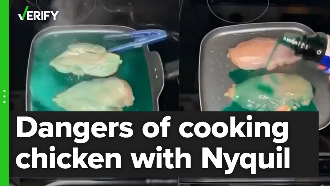 The viral Nyquil chicken can have dangerous impact on your health