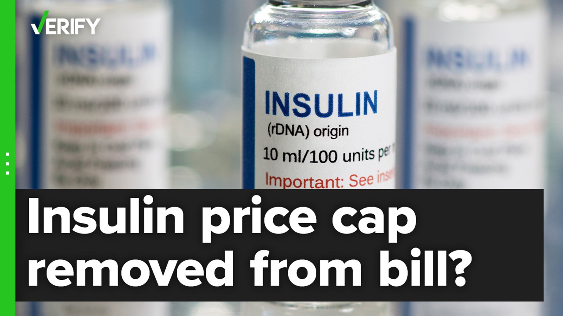 The original text contained provisions that would cap insulin prices for Medicare patients and privately insured patients, but the latter did not find sufficient support.