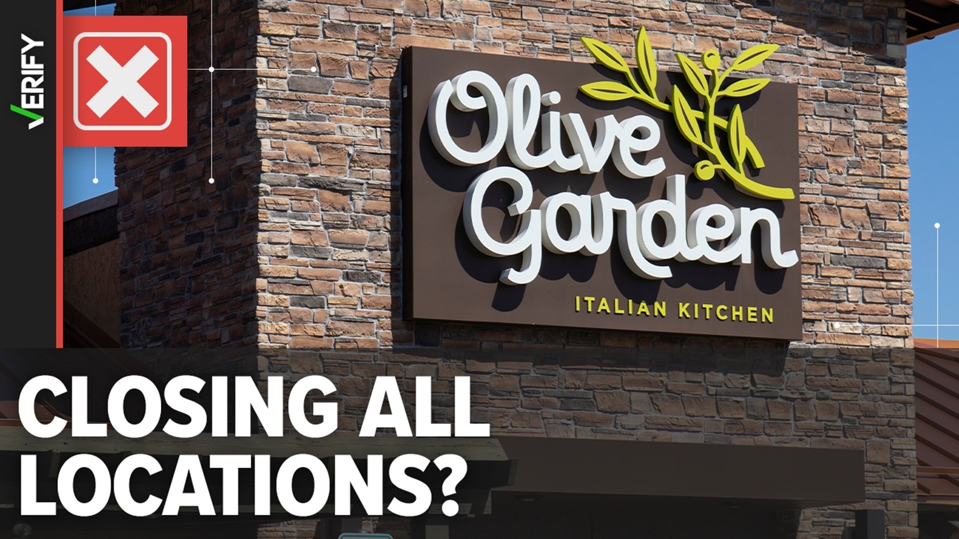 A clickbait Facebook ad ignited the false rumor that Italian restaurant chain Olive Garden is shutting down all of its locations nationwide.
